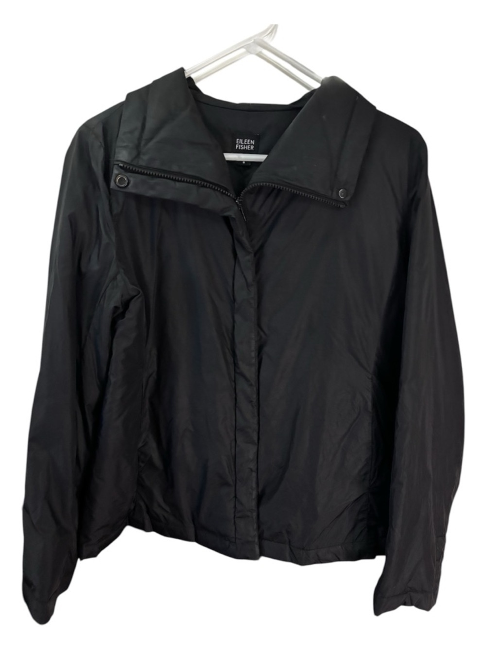 Eileen Fisher Women's Minimalist Black Jacket | Size S
